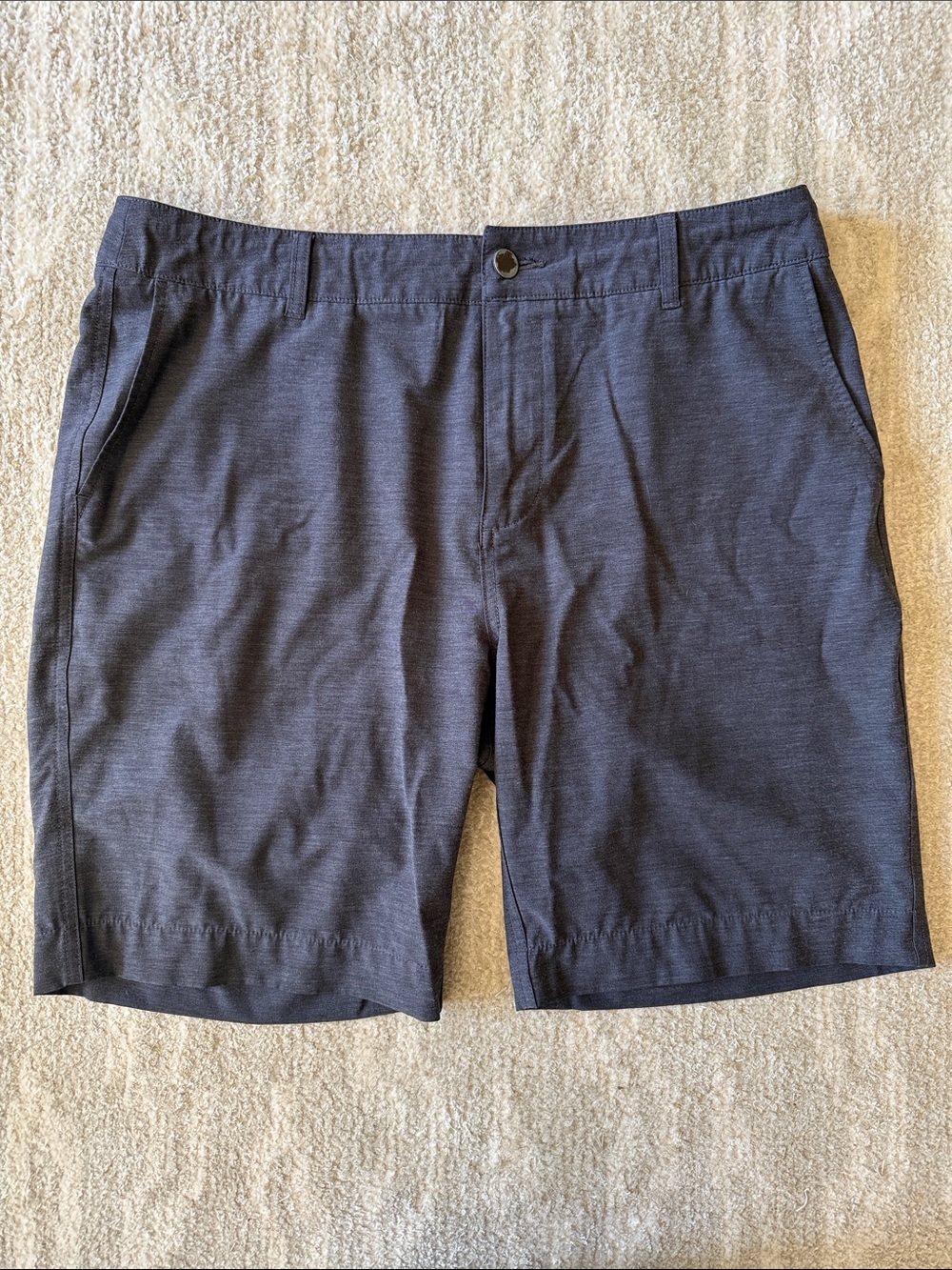 Faherty Flat-Front Casual Shorts - Navy
